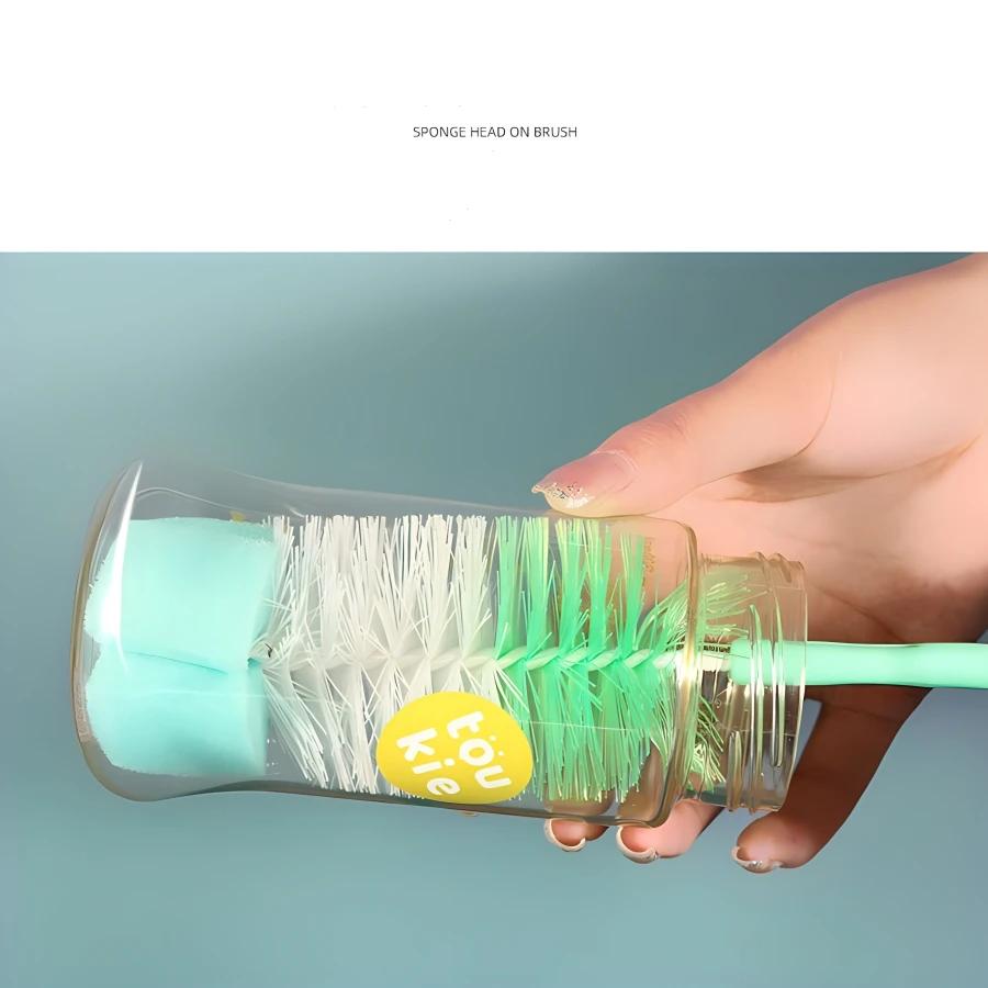 Brosse de nettoyage de petites bouteilles, prix compétitif, brosse de sucette pour bébé, brosse de b