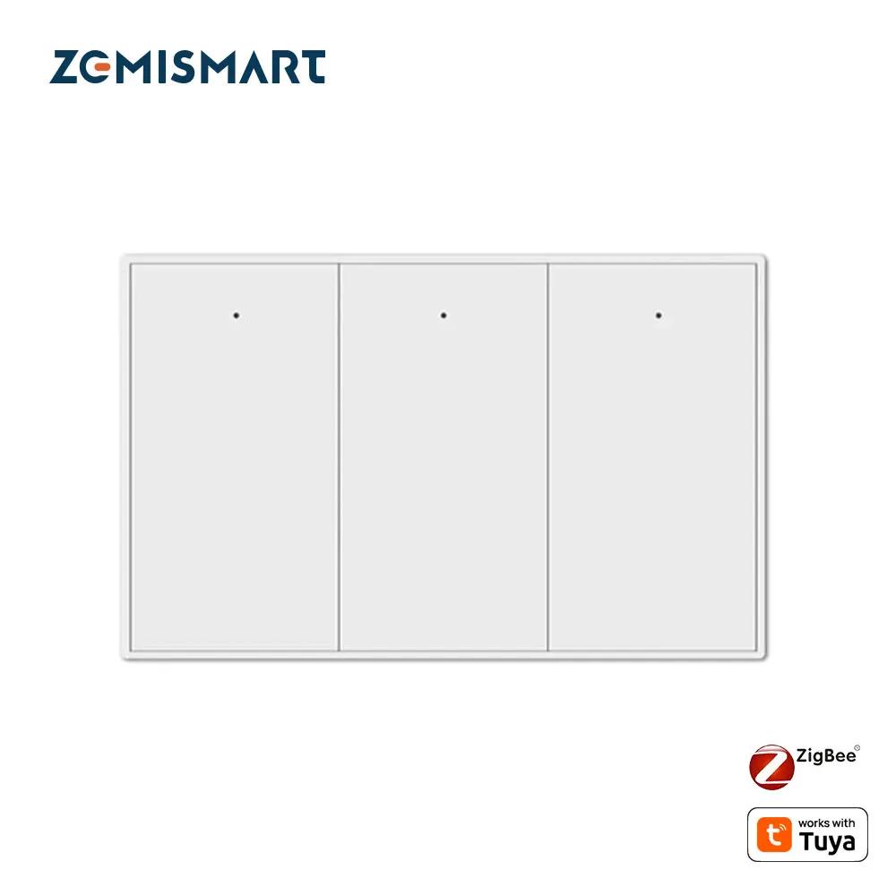 Zemismart-Joli d'éclairage mural Zigbee US, fonctionne avec Tuya Samrt Life Andrea No melon al, minu
