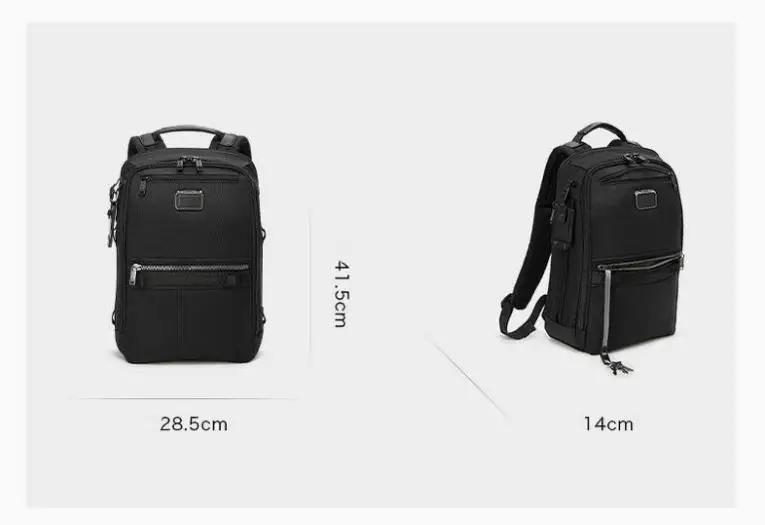 Sac à dos pour homme, pour les déplacements professionnels, en nylon balistique, noir pur, imperméab