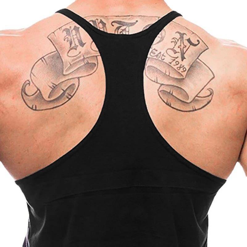 Débardeur musculaire d'été en coton respirant sans manches, T-shirt dos en Y pour hommes, gilets mus