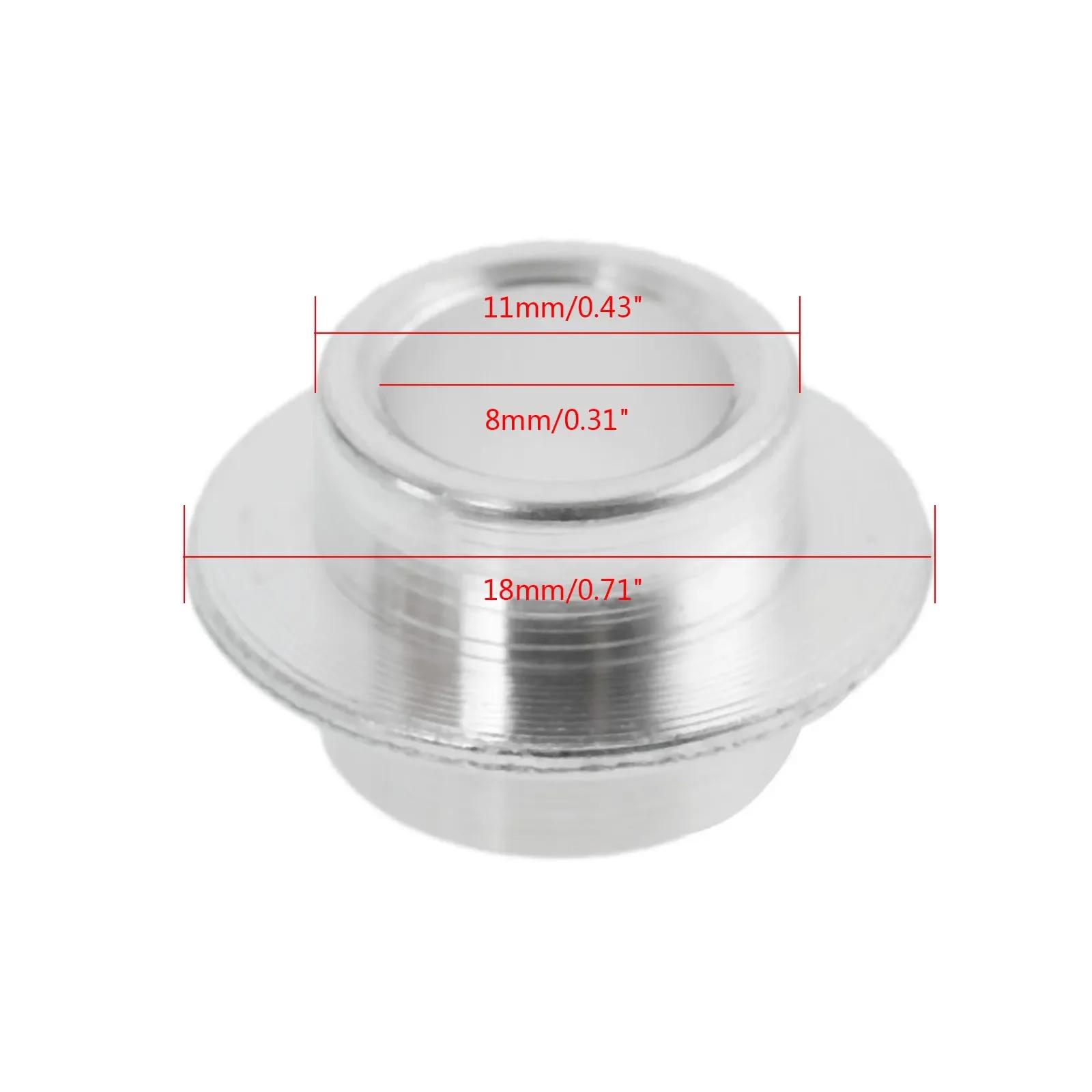 Entretoises de roulement de Scooter de Skateboard en aluminium de 8mm, 8 pièces, douille de roulemen