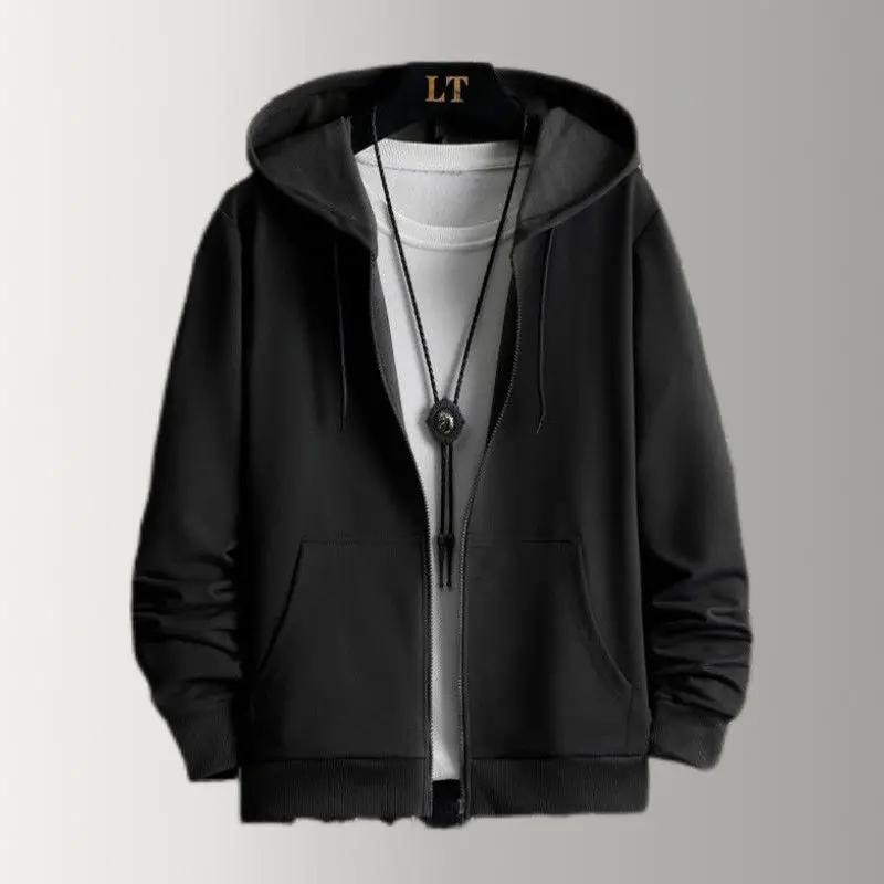Sweat à capuche coupe-vent d'hiver 2025, sweat-shirt doublé Sherpa pour hommes, vêtements d'extérieu