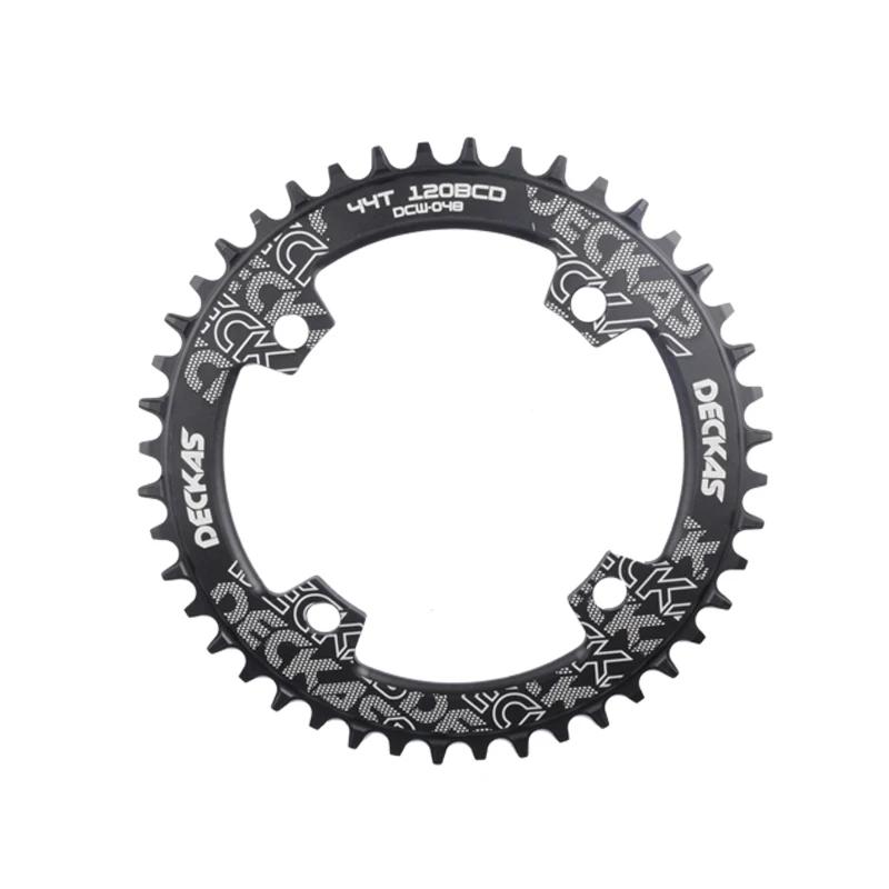 DECKAS-Plateau de manivelle VTT, réparation creuse, 120BCD, 36T, 38T, 40T, 42T, 44T, BCD approprié,