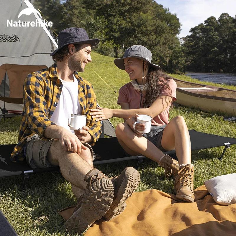 Natureifa Xjc05-Lit de camping pliant, facile à construire, portable, charge de 150 noix, possède un