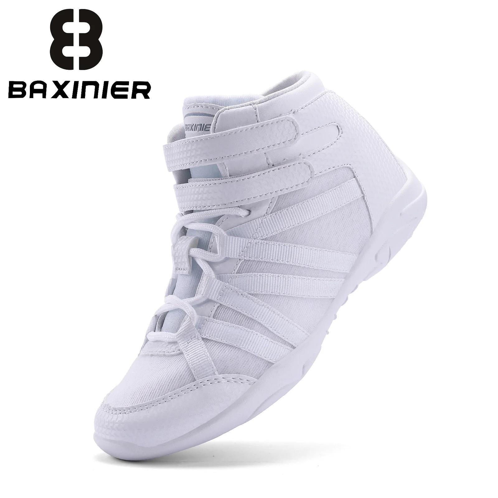 BAXINIER – chaussures montantes blanches pour filles, baskets de danse légères pour compétition de j