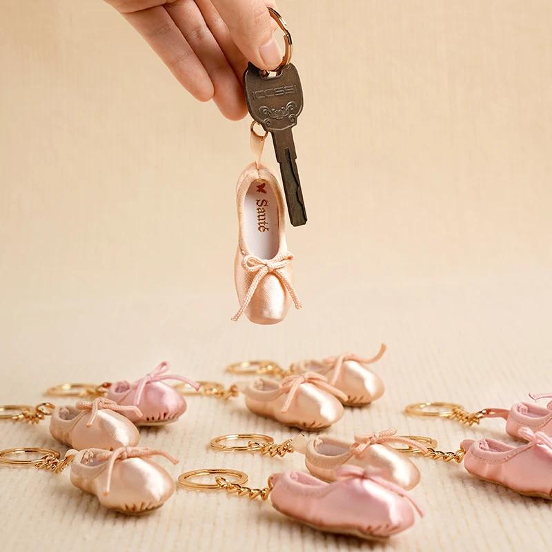Porte-clés de chaussure de Ballet pour filles, décoration de pédant de chaussure pour femmes, sacs d