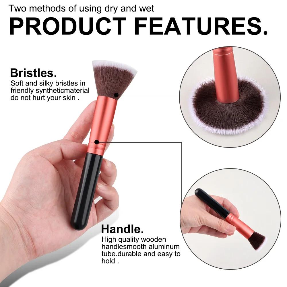 Ensemble professionnel de pinceaux de maquillage 14/16 pièces, doux et moelleux, pour fard à paupièr