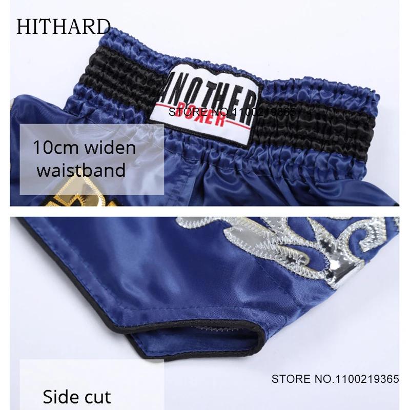 Tigre Muay Thai Shorts Satin Kick Boxing Shorts Hommes Femmes Enfants Gym Arts martiaux MMA Vêtement