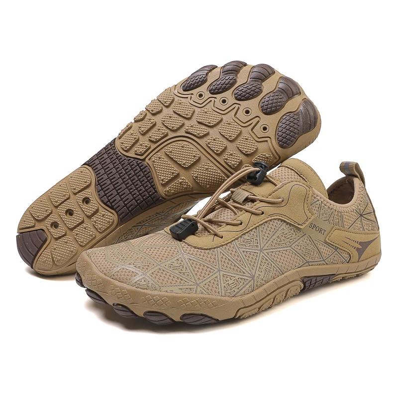 Chaussures de plage pieds nus pour hommes, chaussures de sport aquatiques légères à séchage rapide,