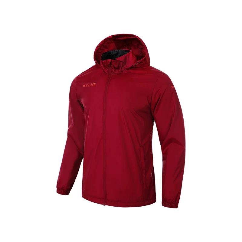 Veste de course KELcloser imperméable coupe-vent pour homme et enfant - Football entraînement
