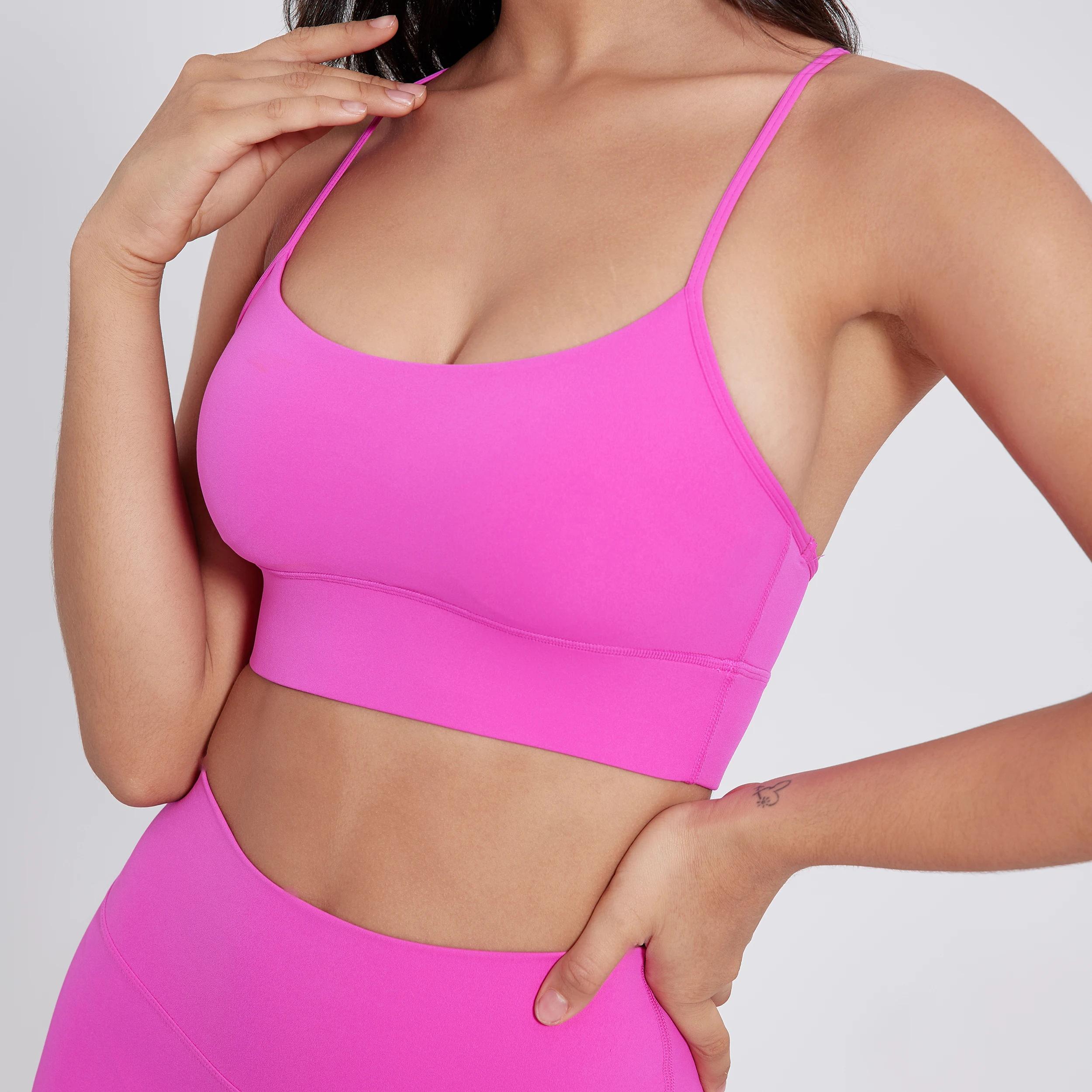 Soutien-gorge de sport femme forme Y - Yoga fitness haute résistance et confort
