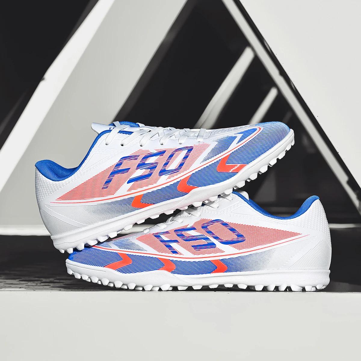 Chaussures de football pour hommes, chaussures de sport TF pour adultes, chaussures de football légè