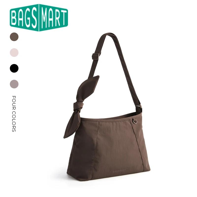 BAGSMART Sac bandoulière grande capacité pour femme, sac à main décontracté, sac de voyage étanche,