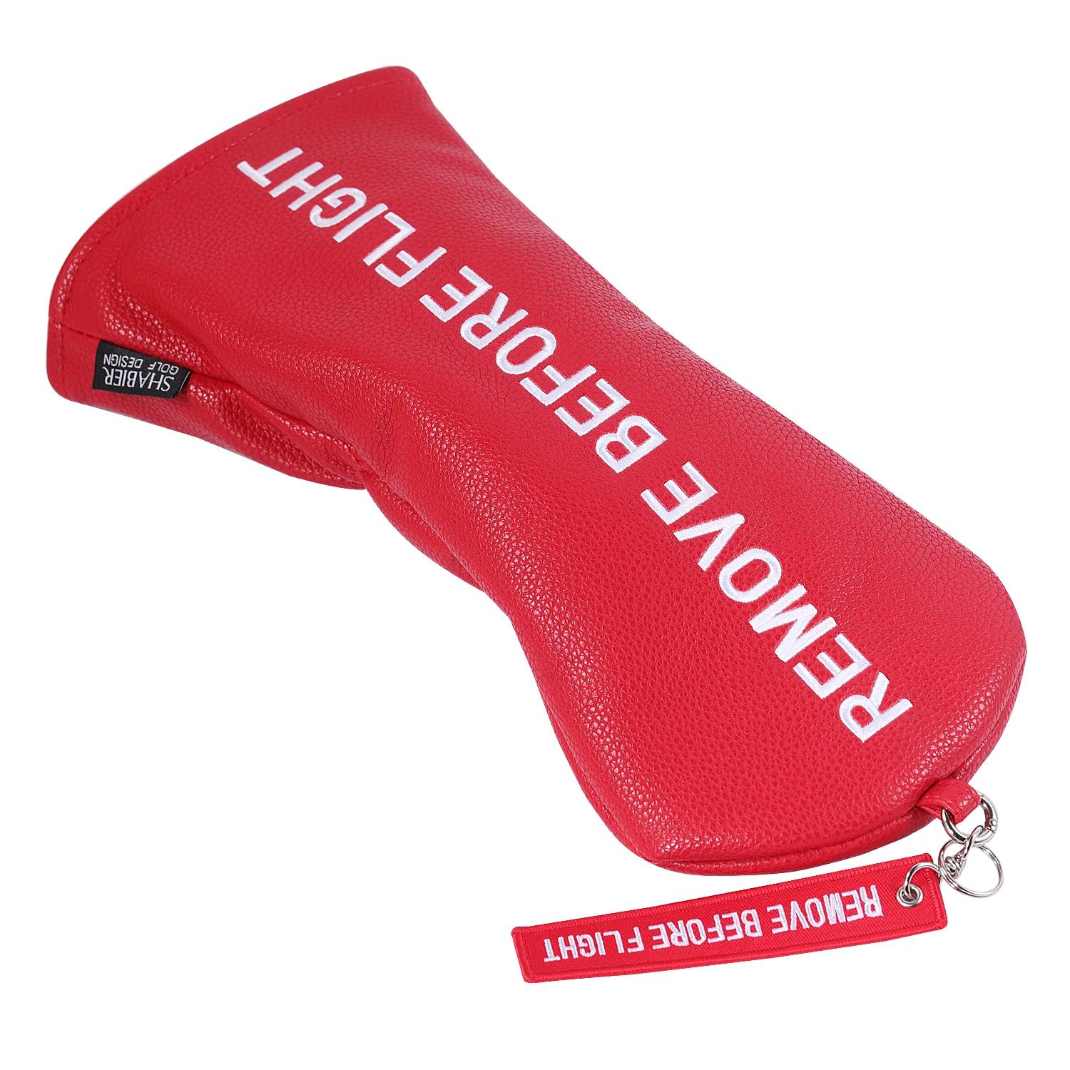 Couvre-chef de Golf rouge pour enlever avant le vol, couvercle de pilote de Golf 460CC, couvercle de