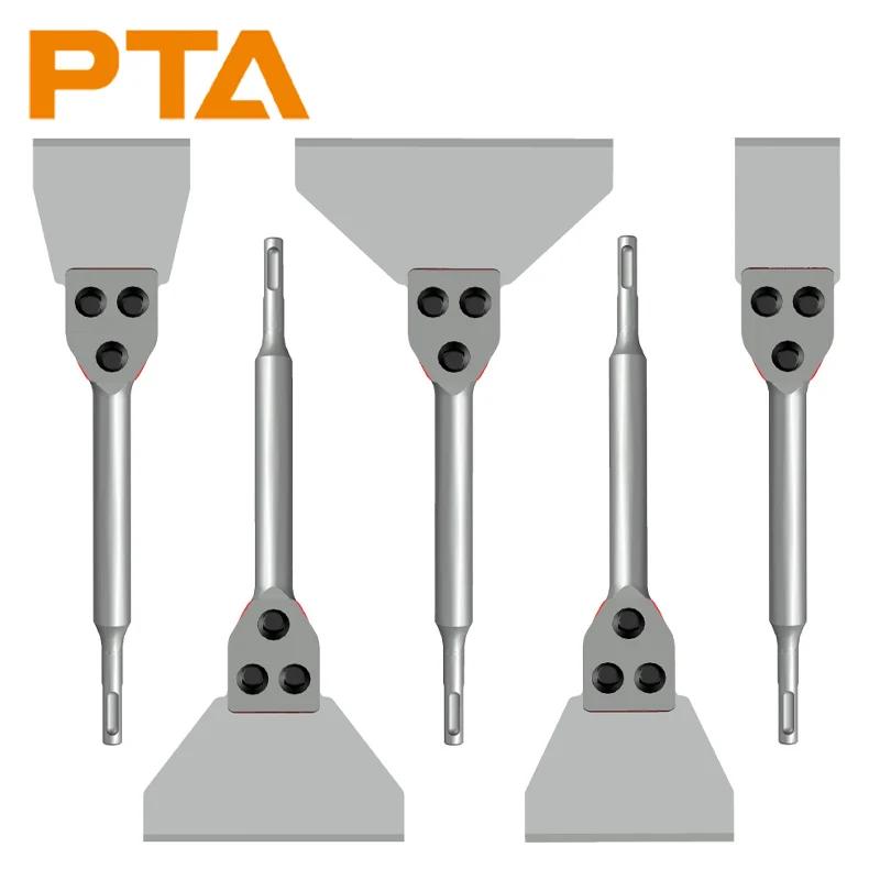 Outil de grattoir de sol PTA SDS Plus, outils de retrait de mortier de carrelage et de sol stratifié