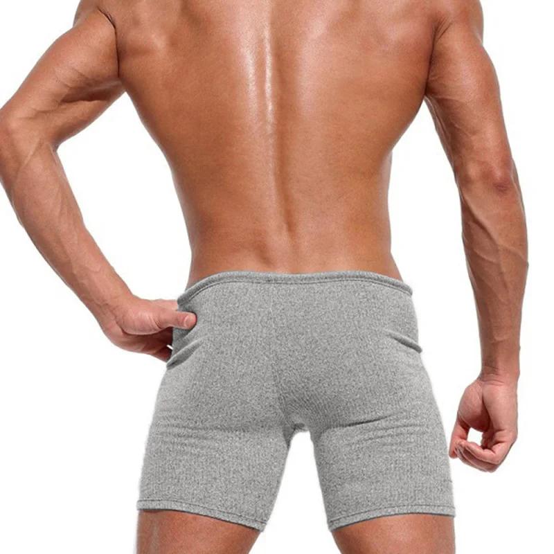 Nouveauté 2026 – Short d'été respirant pour homme avec cordon de serrage, couleur unie, idéal pour l