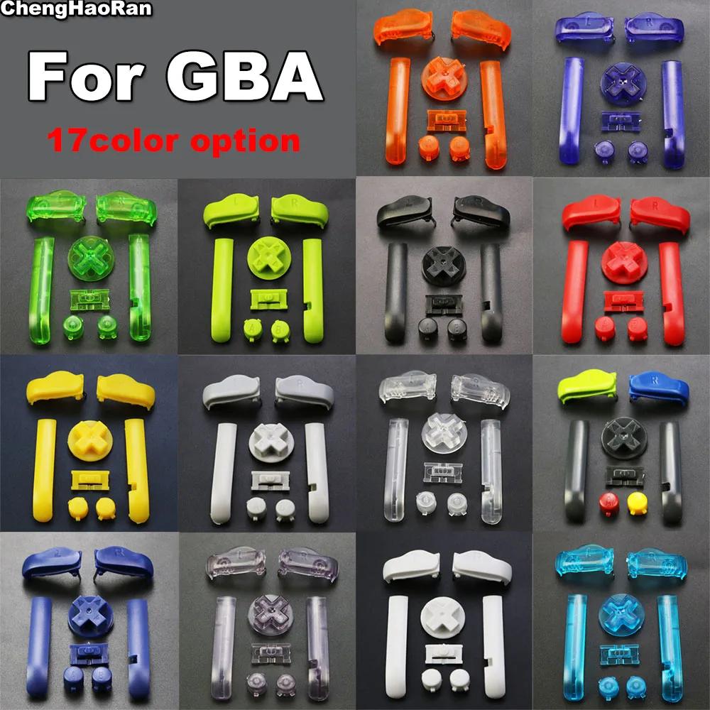1 jeu de 17 couleurs de haute qualité AB coloré L R boutons claviers pour Gameboy Advance boutons ca