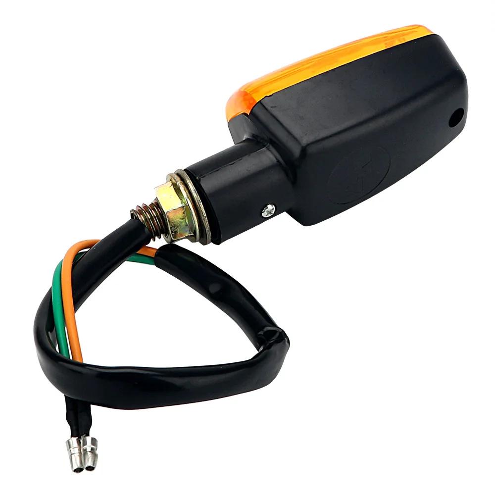 2 pièces moto clignotant lumières Led clignotants ambre lampe universelle moto arrière clignotant in