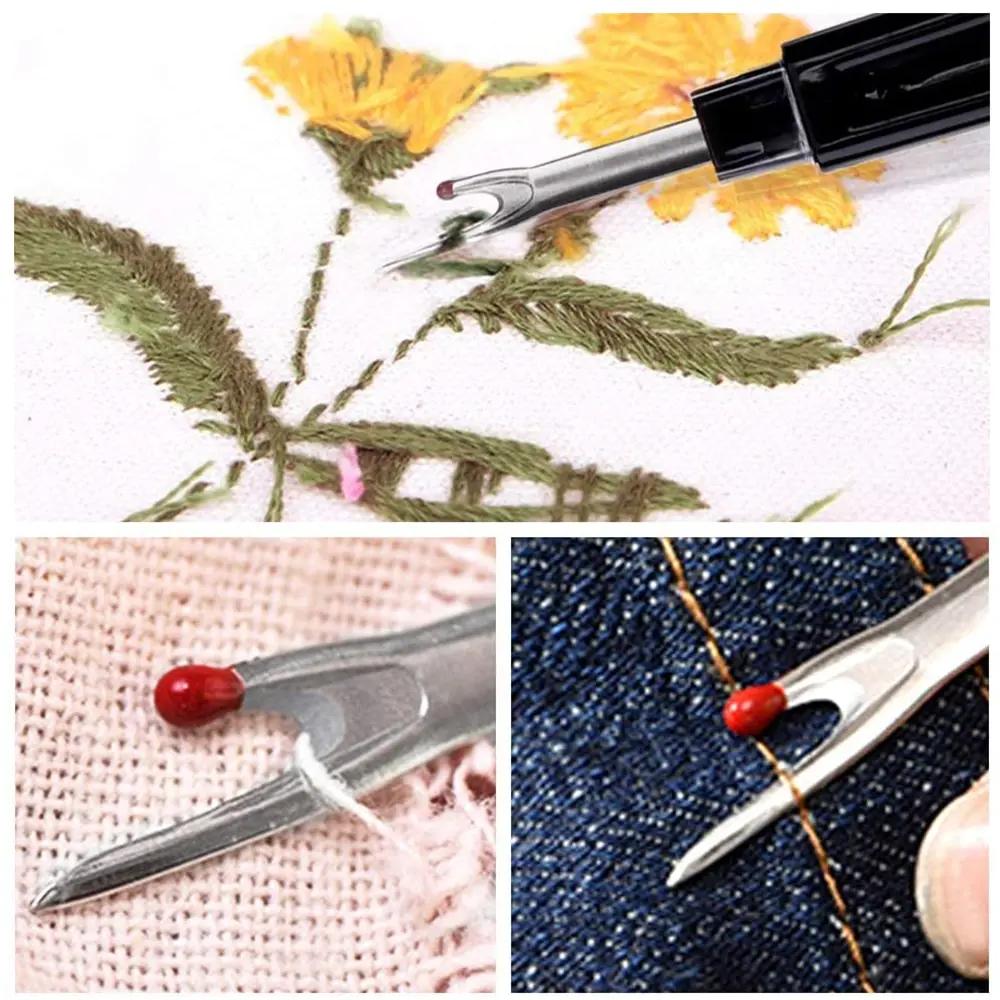 Ripper de couture noir, déchirures de points pour l'artisanat de couture, fils remodelés, enlever le