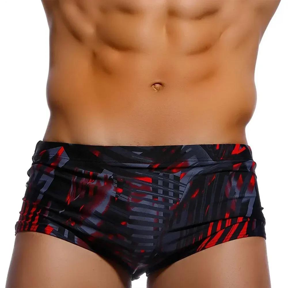 Hommes maillots de bain brésilien coupe traditionnelle maillots de bain bain Bikini Surf Boxer slips