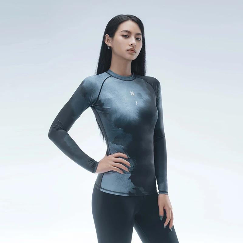 Nu-juin – maillot de bain UPF à manches longues pour femmes, Protection contre les éruptions cutanée