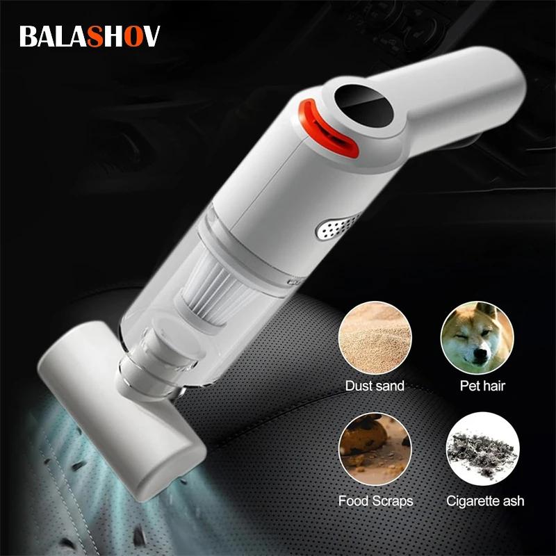 Mini aspirateur sans fil, 15000Pa, grande aspiration, voiture, maison, absorbeur de poils d'animaux