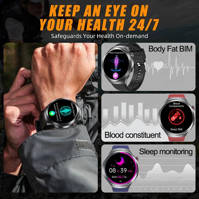 2026 nouveau niveau professionnel ECG + PPG corps sang lipide montres intelligentes pression artérie