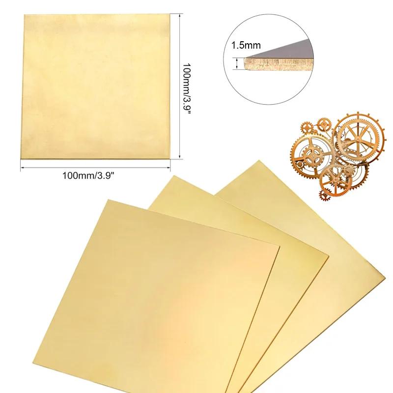 Feuille de laiton épaisseur 0.1-8mm, découpe de plaques en laiton, cadre CNC, modèle moule, bricolag