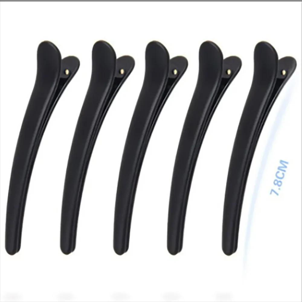 10 pièces/ensemble pince à bord en plastique épingle à cheveux accessoires grande taille 8CM pince à