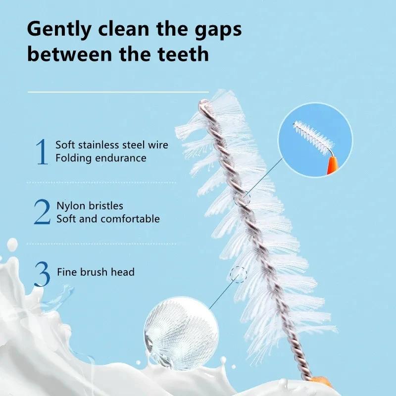 Brosses interdentaires, 30 pièces, soins de santé, blanchiment des dents, nettoyeurs interdentaires,