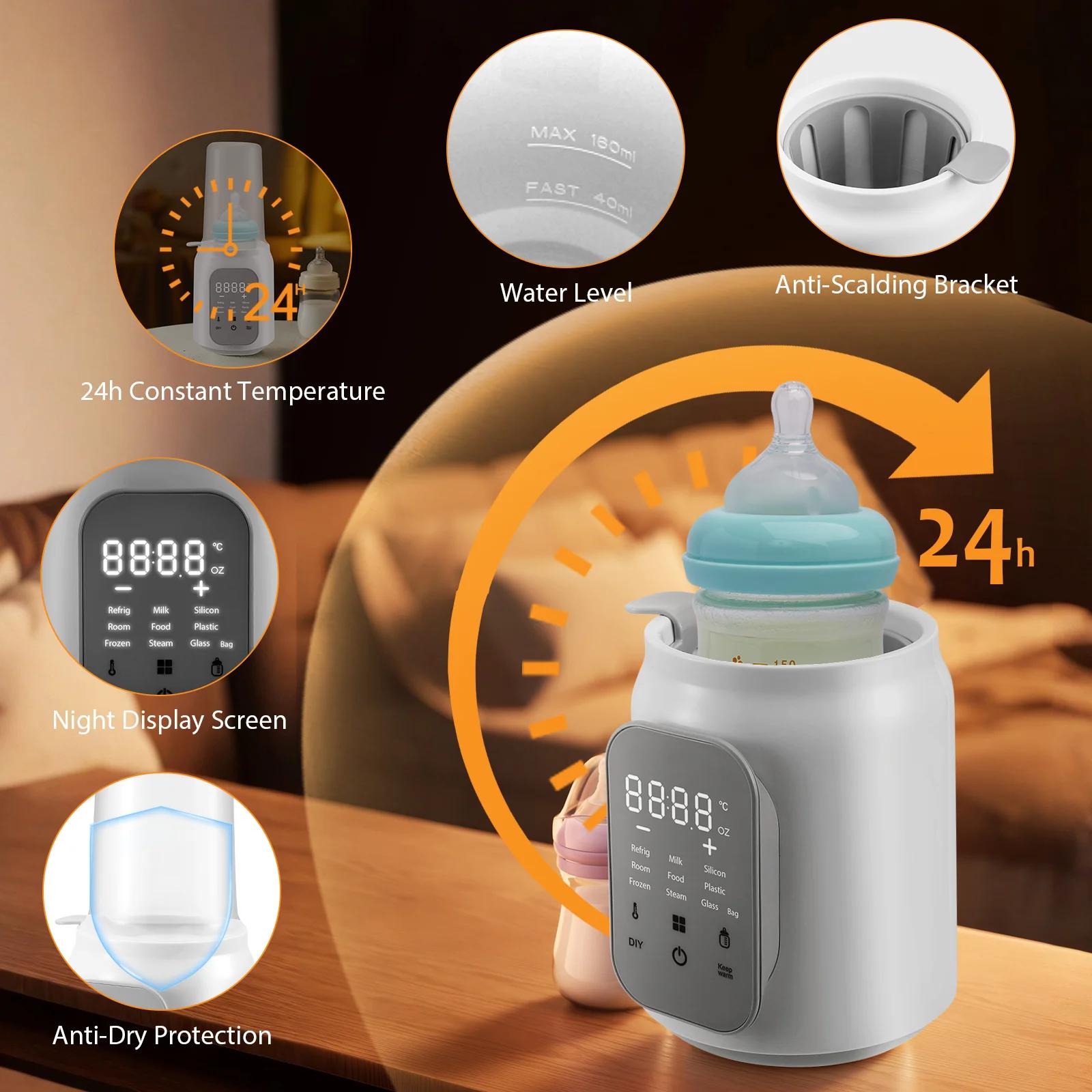 Chauffe-bouteille Intelligent multifonctionnel, isolation 24 heures, conception silencieuse, adapté