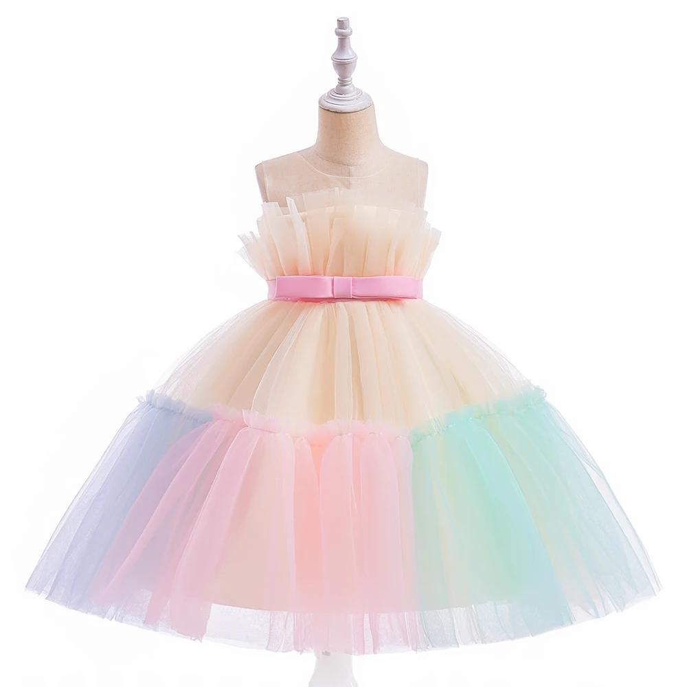 Robe de baptême pour nouveau-né fille, Costume Tutu de princesse pour bébé fille de 1 an, robes de f