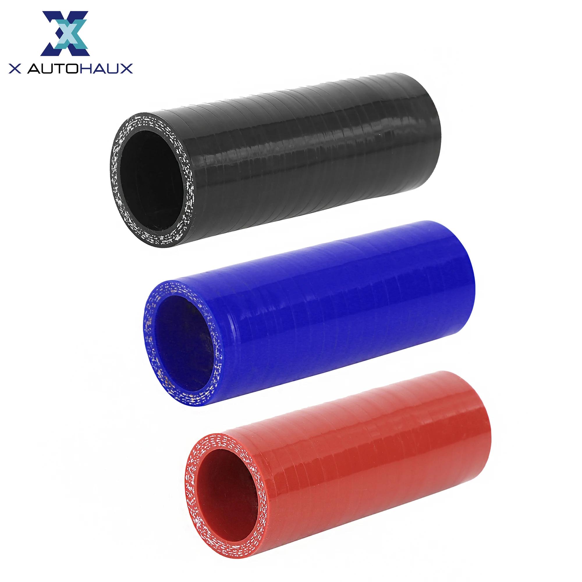 X Autohaux 30mm/38mm/40mm/45mm/50mm/55mm/60mm/65mm ID coupleur en Silicone droit renforcé pour tuyau