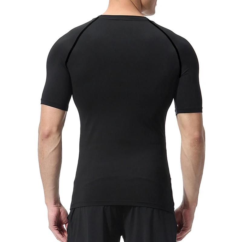 Chemise compression homme tête de mort - T-shirt sport séchage rapide anti-frottements pour running