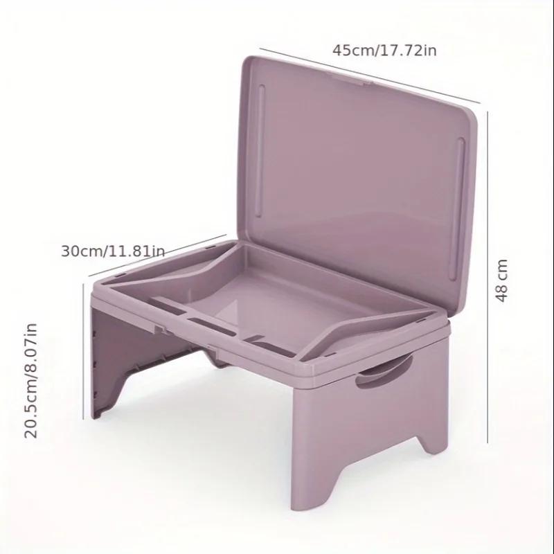 Bureau Pliant Robuste et Durable avec Espace de Rangement Supplémentaire et Ders Synchronisés, Burea