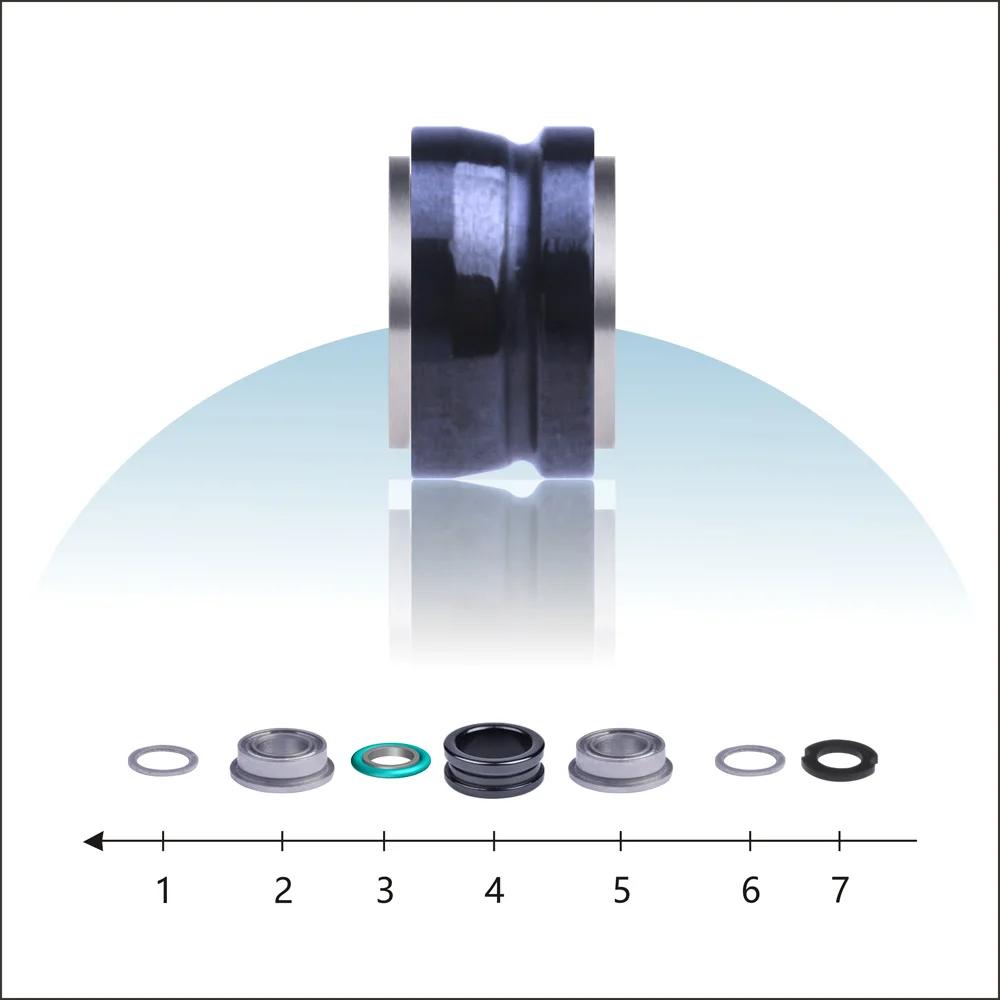 BassLegend-Kit de matériel de pêche pour moulinet Shimano Spinner, ligne SIC, rouleau de guidage de