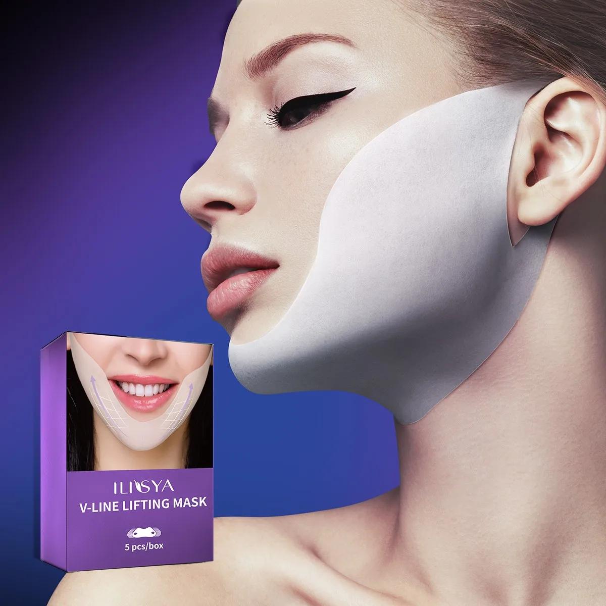 Ilisya-Masque facial raffermissant en forme de V, raffermissant, raffermissant, raffermissant, hydra