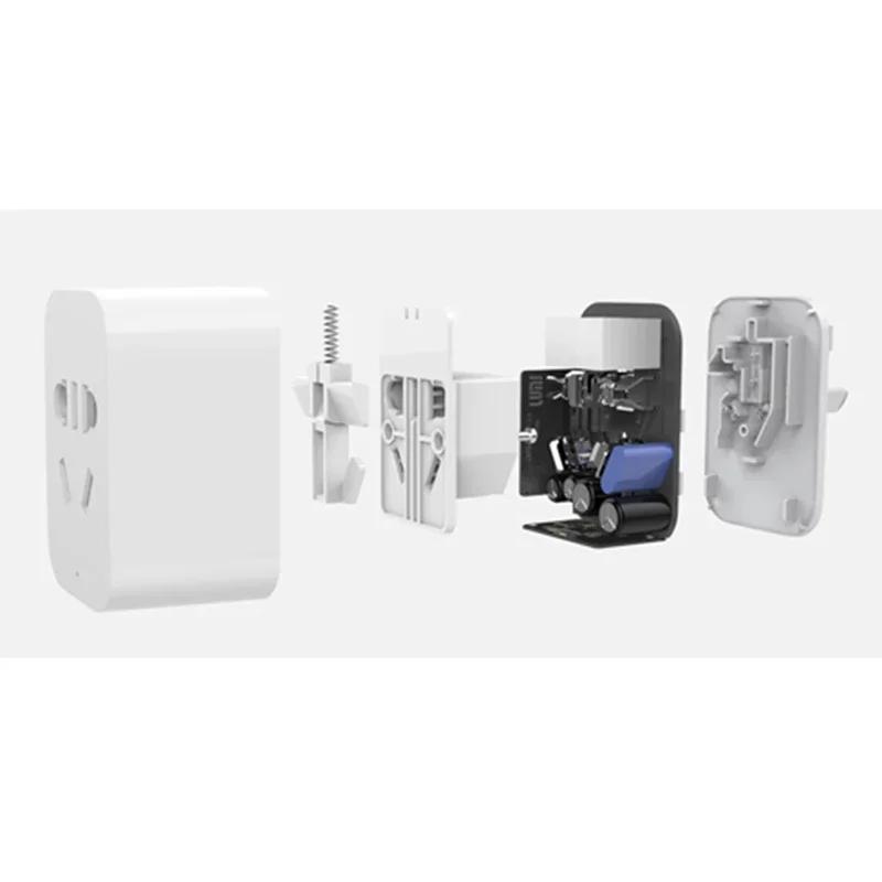 Xiaomi-Prise intelligente Wi-Fi ATA Zigequation, interrupteurs de commande sans fil, prise de minute