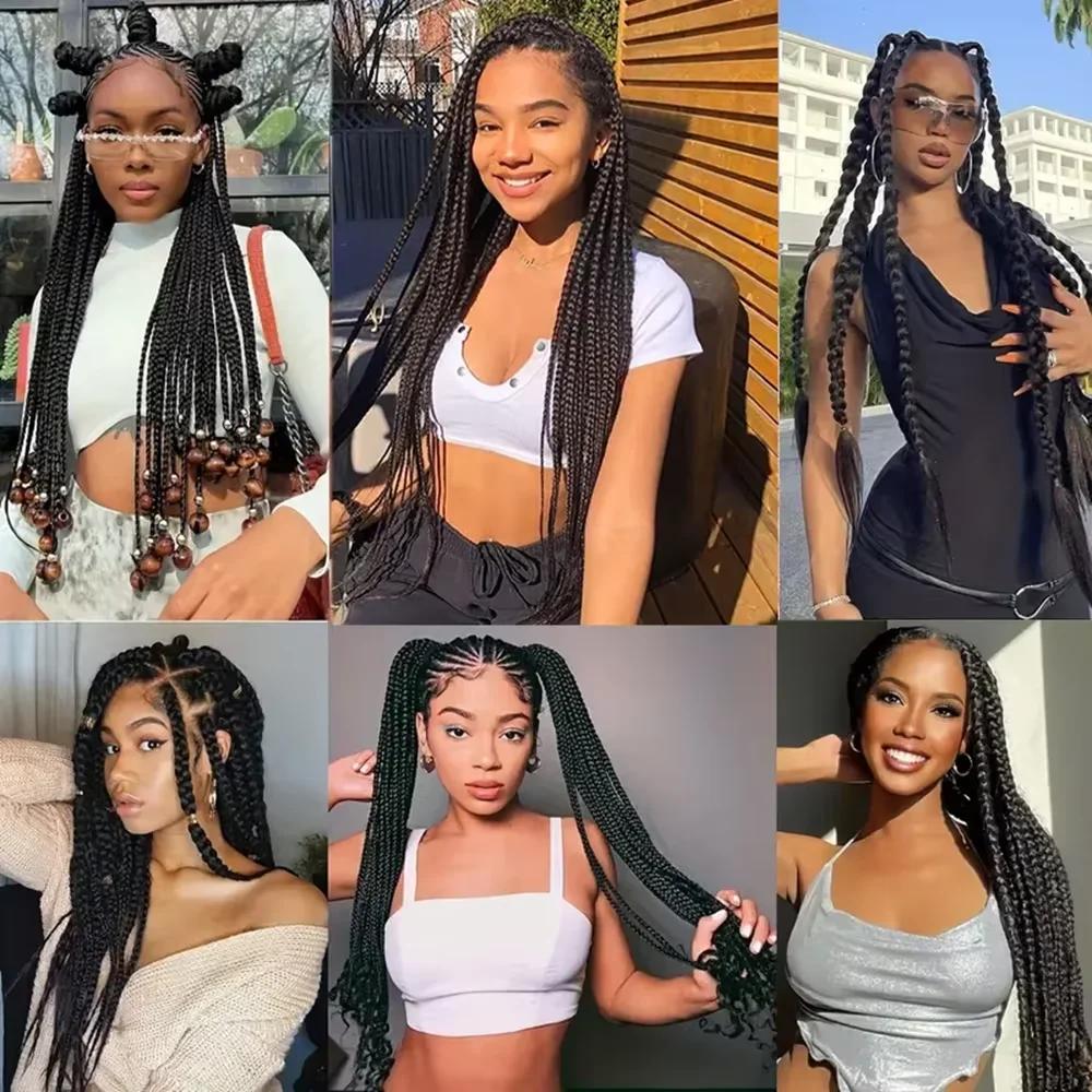 Xpression – cheveux synthétiques à tresser de 82 pouces, 165g, tresses Jumbo, tresses au crochet, co