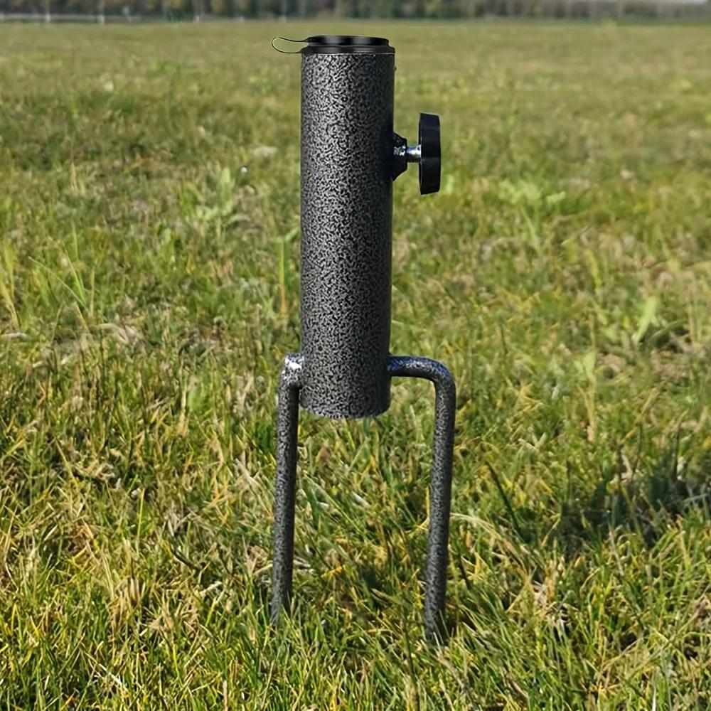 Base de parapluie Portable, support métallique adapté au drapeau, canne à pêche, parc extérieur, pla