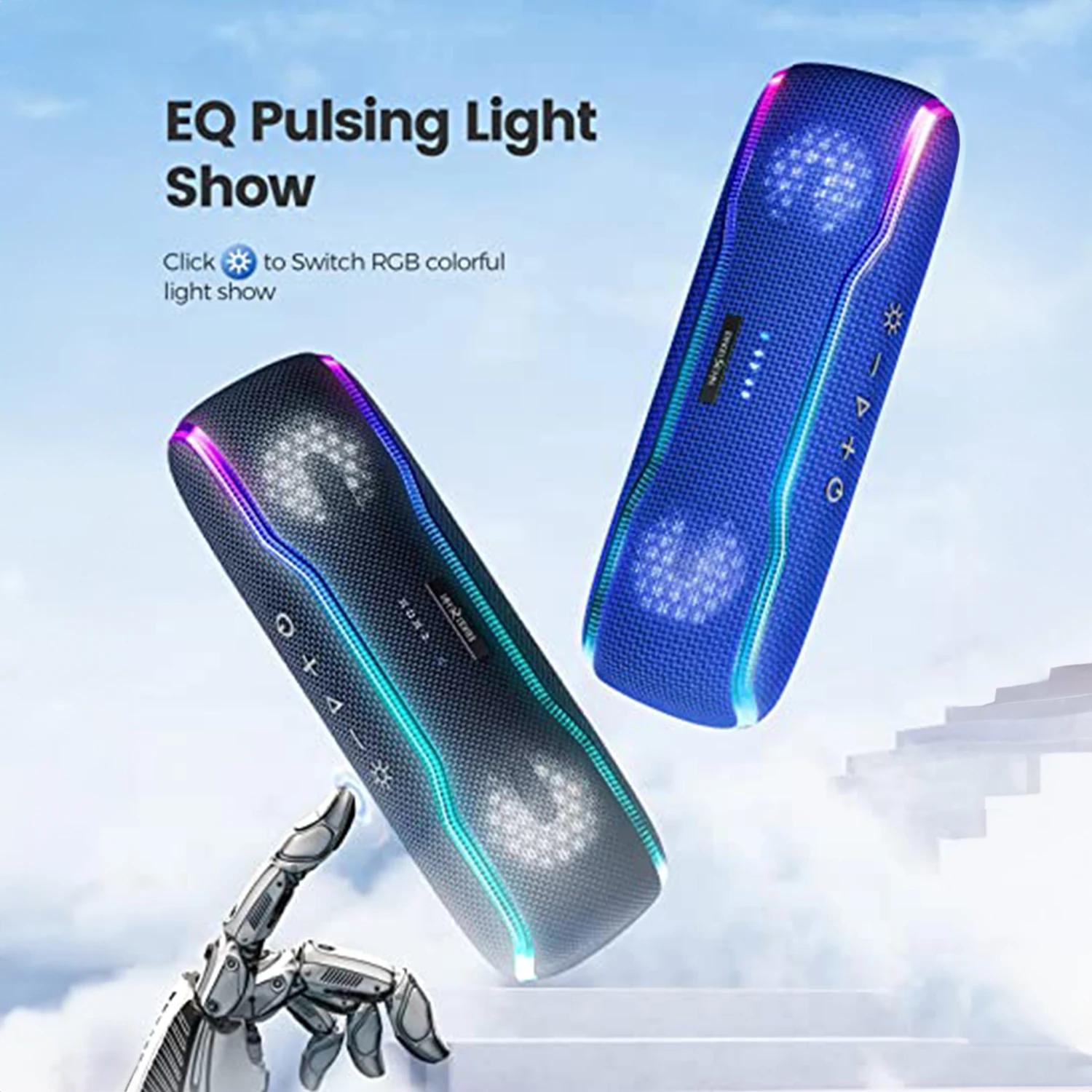 WISETIGER-Haut-parleur Bluetooth F10C, 25W, étanche IPX7, boîtier de son sans fil portable extérieur