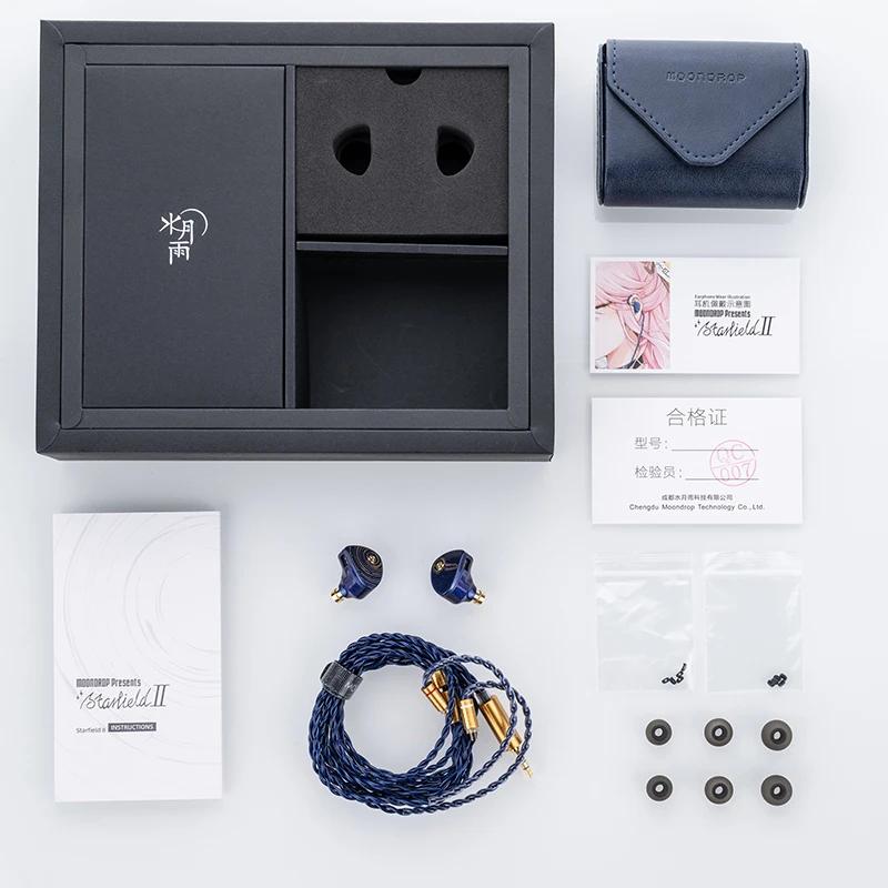 Moondstress- Écouteurs Starfield 2 avec pilote dynamique, casque intra-auriculaire au lithium-magnés