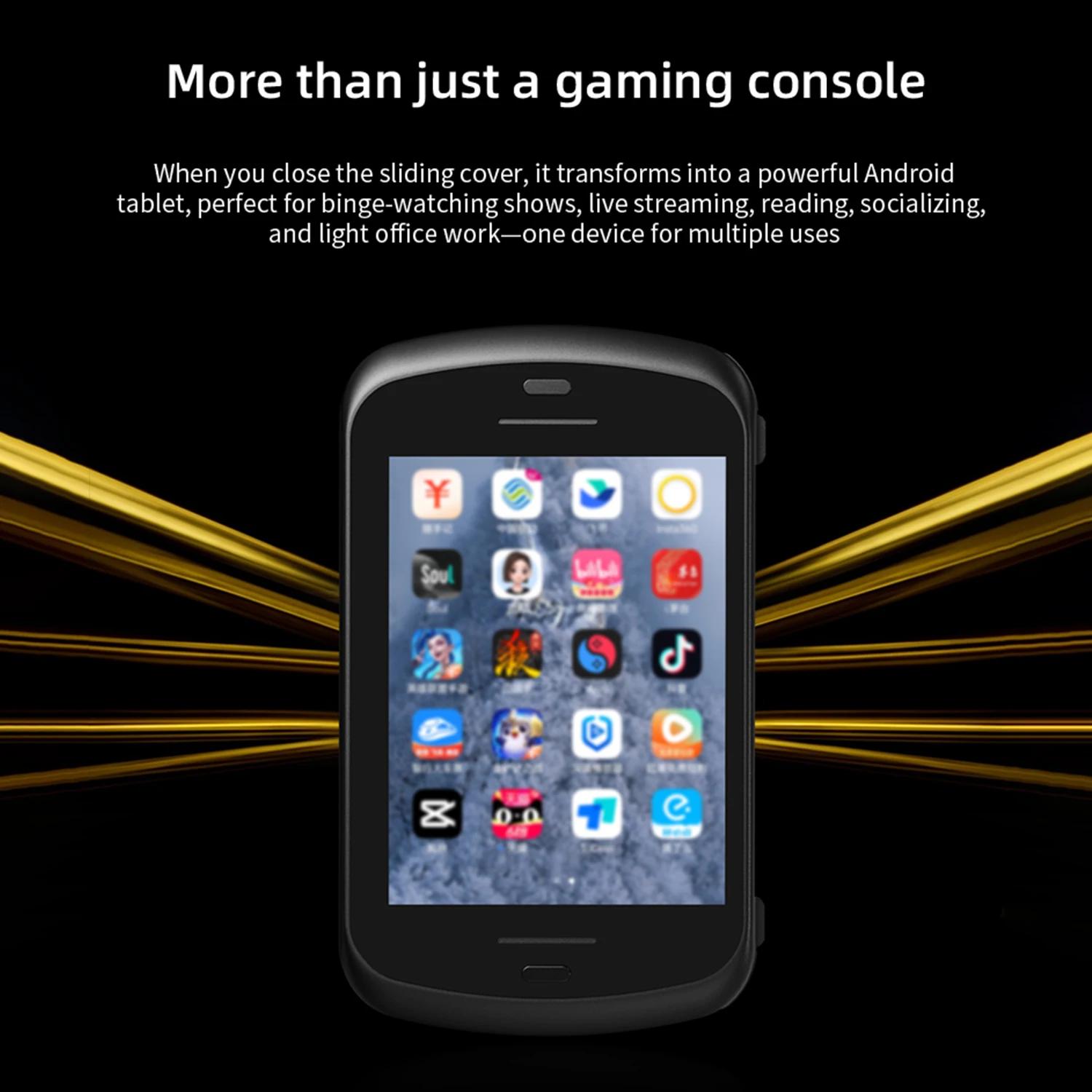 Anbernic RG Slide Console de jeu portable Android 4.7 "LTPS écran dans le cellule Joystick capacitif