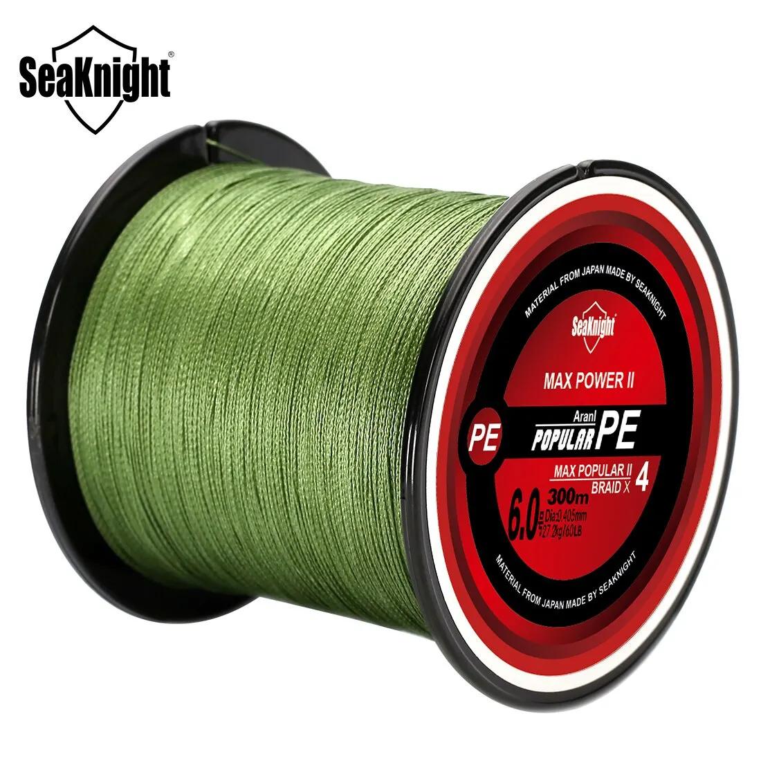 SeaKnight TriPoseidon Série 4 Brins Multifilament Ligne De Pêche 300M PE Ligne Tressée Lisse Carpe P