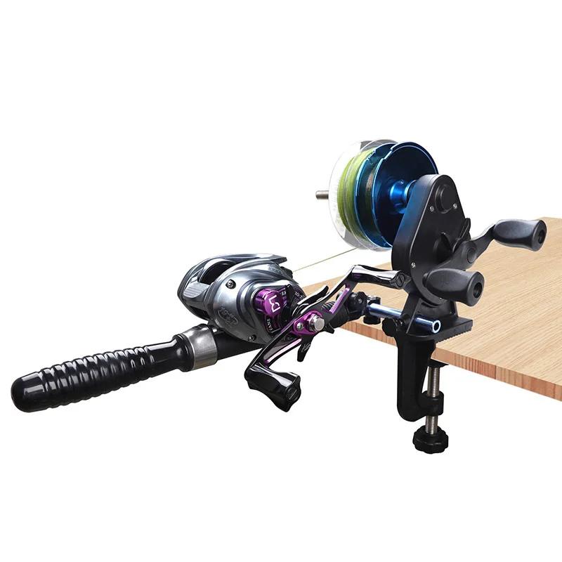 Moulinet de ligne de pêche Portable, enrouleur de bobine bidirectionnel, enrouleur de ligne de pêche