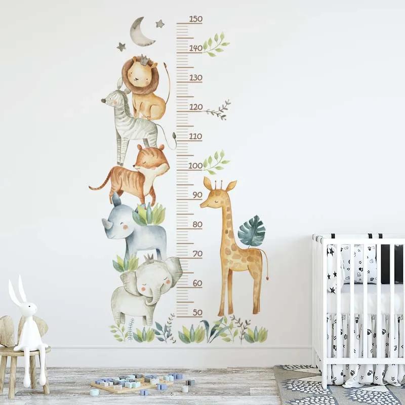 Autocollants Muraux avec Règle pour Chambre d'Enfant, Imperméables, PerfecPVC, Décoration de la Mais