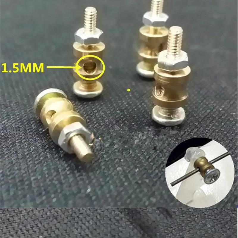Bouchon de liaison de tige de poussée d'avion RC, connecteurs Servo réglables, diamètre facile 1.5mm