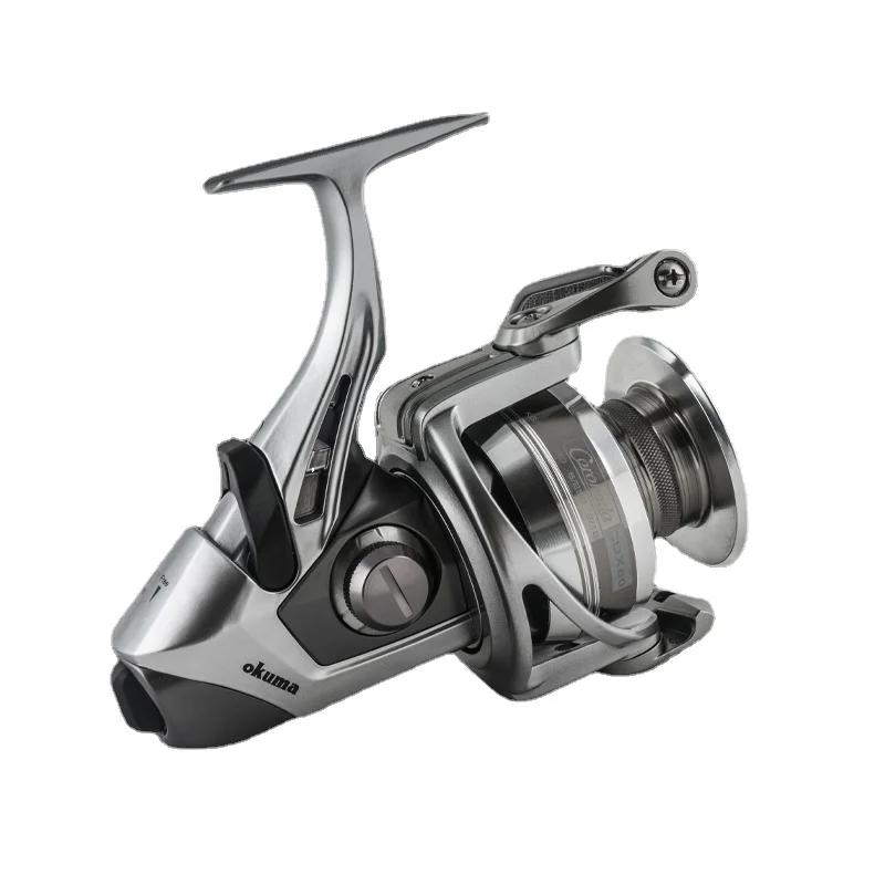 Moulinet spinning Okuma Coronado CDX Baitfeeder - Pour pêche avec système anti-retour et freinage progressif