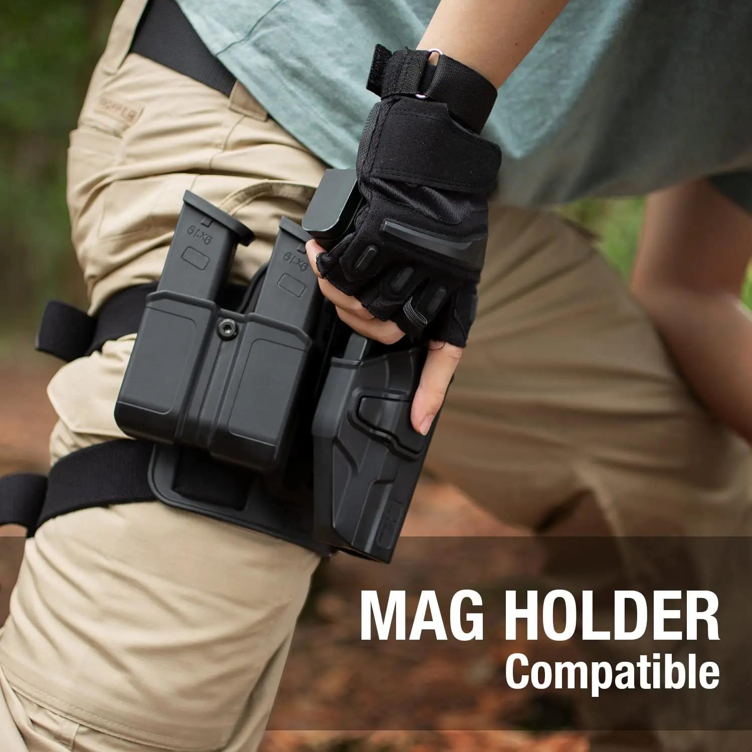 M & P 9 DstressLeg Holster Fit Smith & Wesson M & P 9MM/.40 M2.0 Book ine taille 4.25 en effet et M2