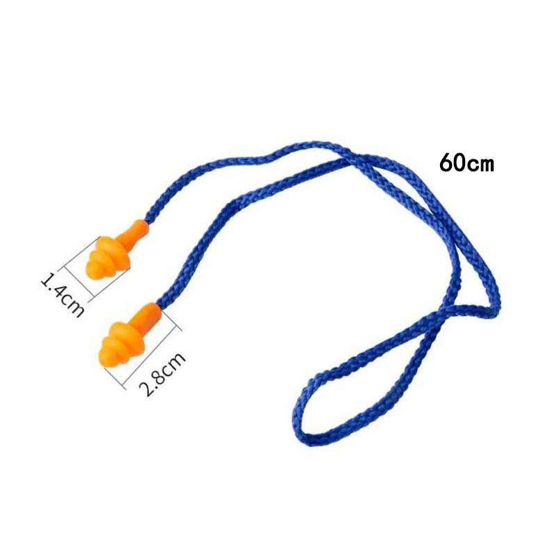 1/5/10 paires de bouchons d'oreille antibruit bouchons d'oreille filaires en Silicone protecteur d'o